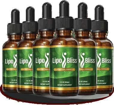 LipoBliss, 6 bottle pack of 1 fl oz drops